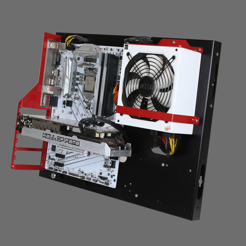 Wall mounted PC chassis Open h - مراجعة Retro Gaming Cabinet وسعره
