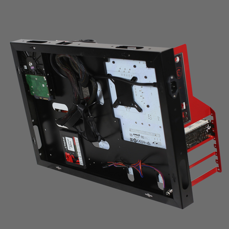 Wall mounted PC chassis Open h - مراجعة Retro Gaming Cabinet وسعره