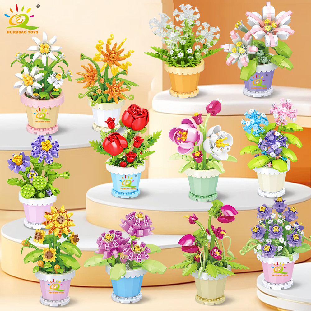 HUIQIBAO MOC Eternal Flower wi - مراجعة Retro Gaming Lego وسعره
