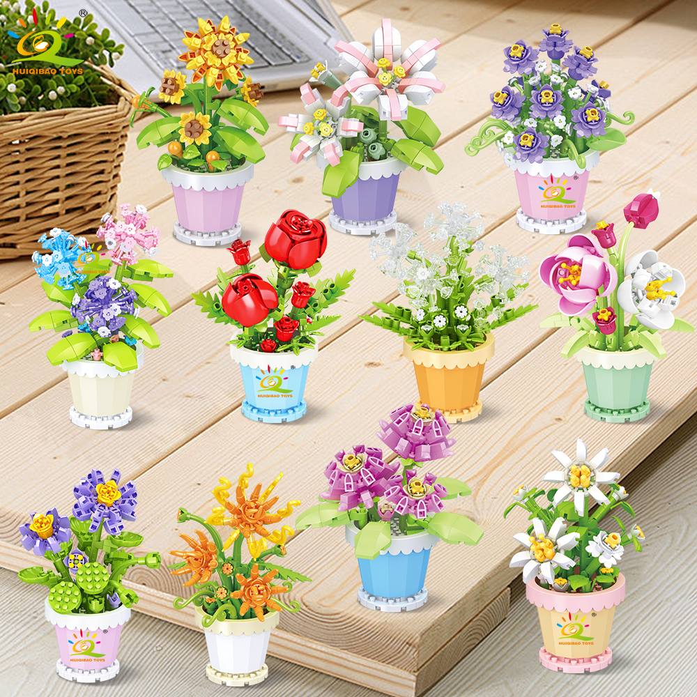 HUIQIBAO MOC Eternal Flower wi - مراجعة Retro Gaming Lego وسعره