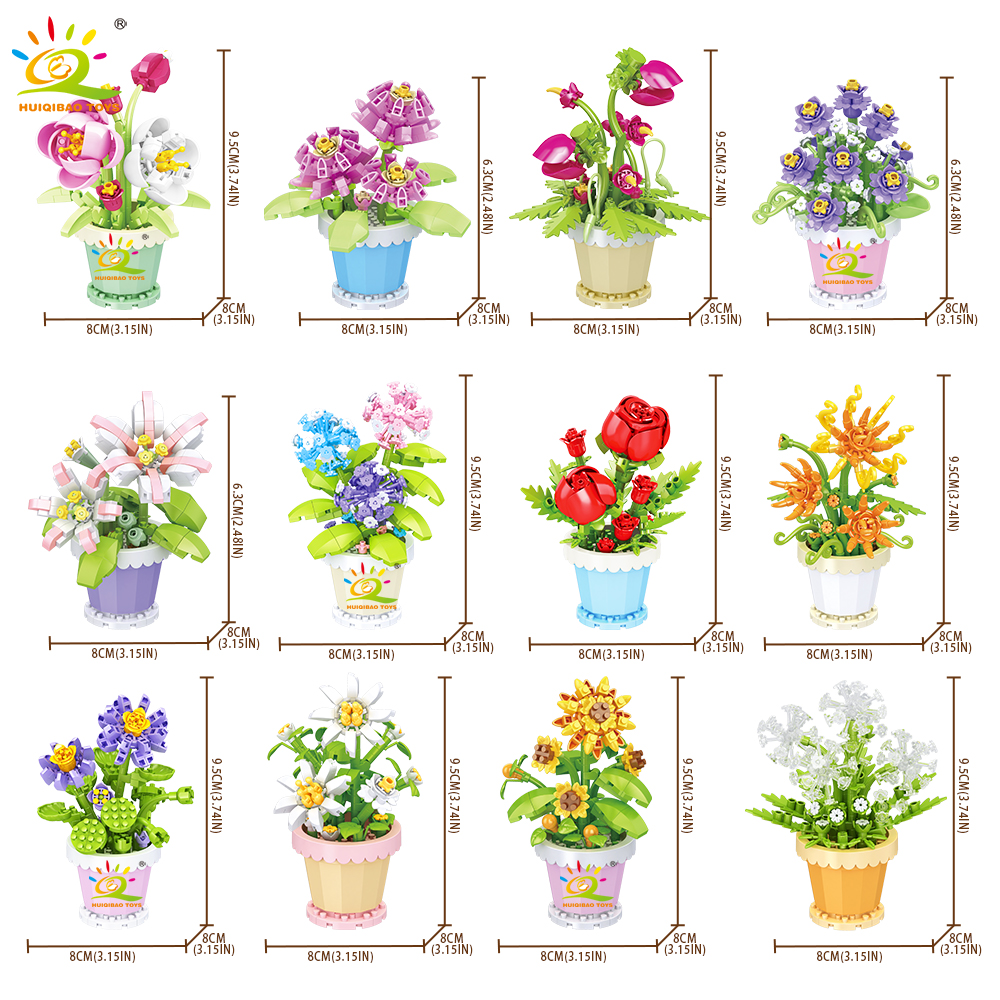HUIQIBAO MOC Eternal Flower wi - مراجعة Retro Gaming Lego وسعره