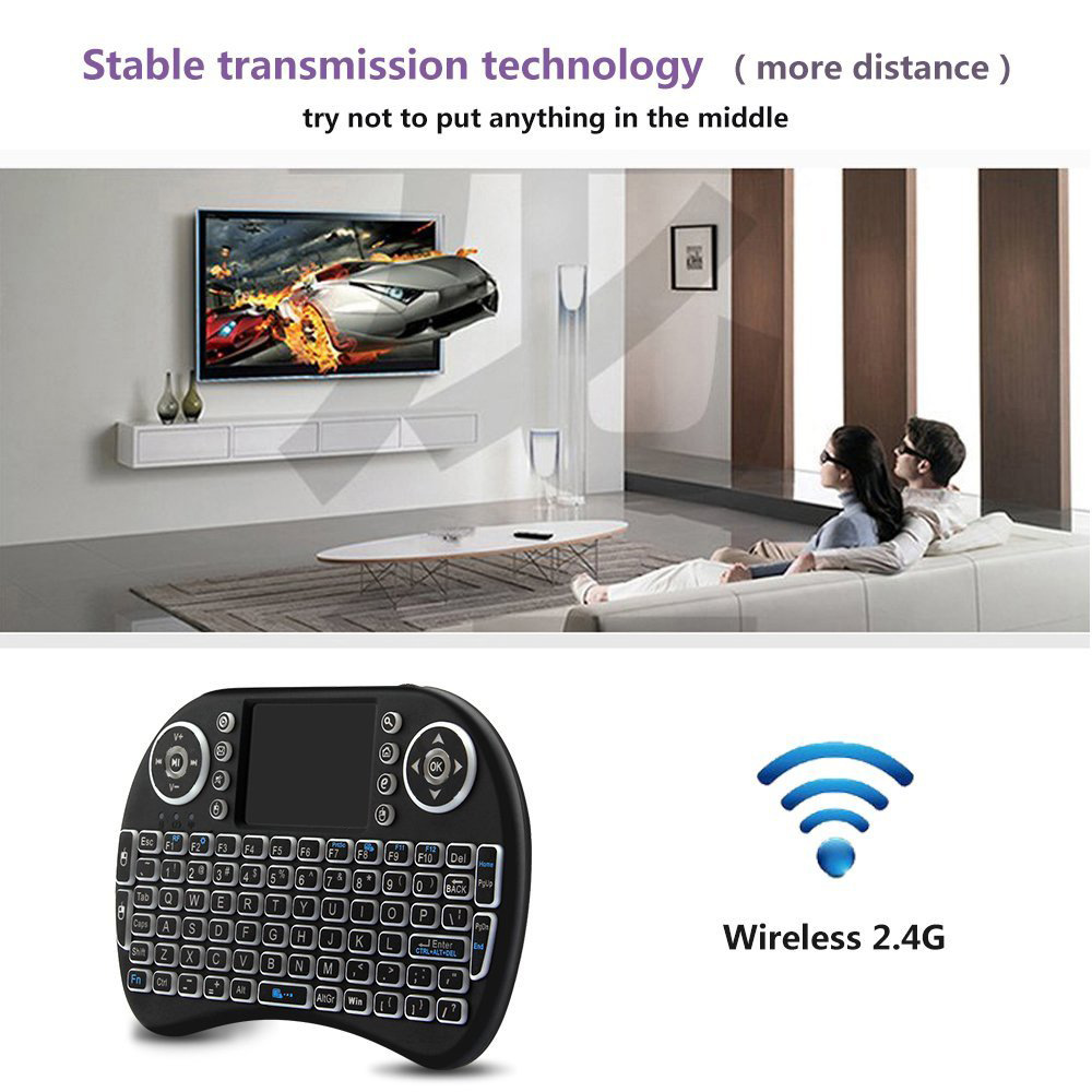 Backlit Mini Wireless Keyboard - مراجعة Retro Gaming Zx Spectrum وسعره