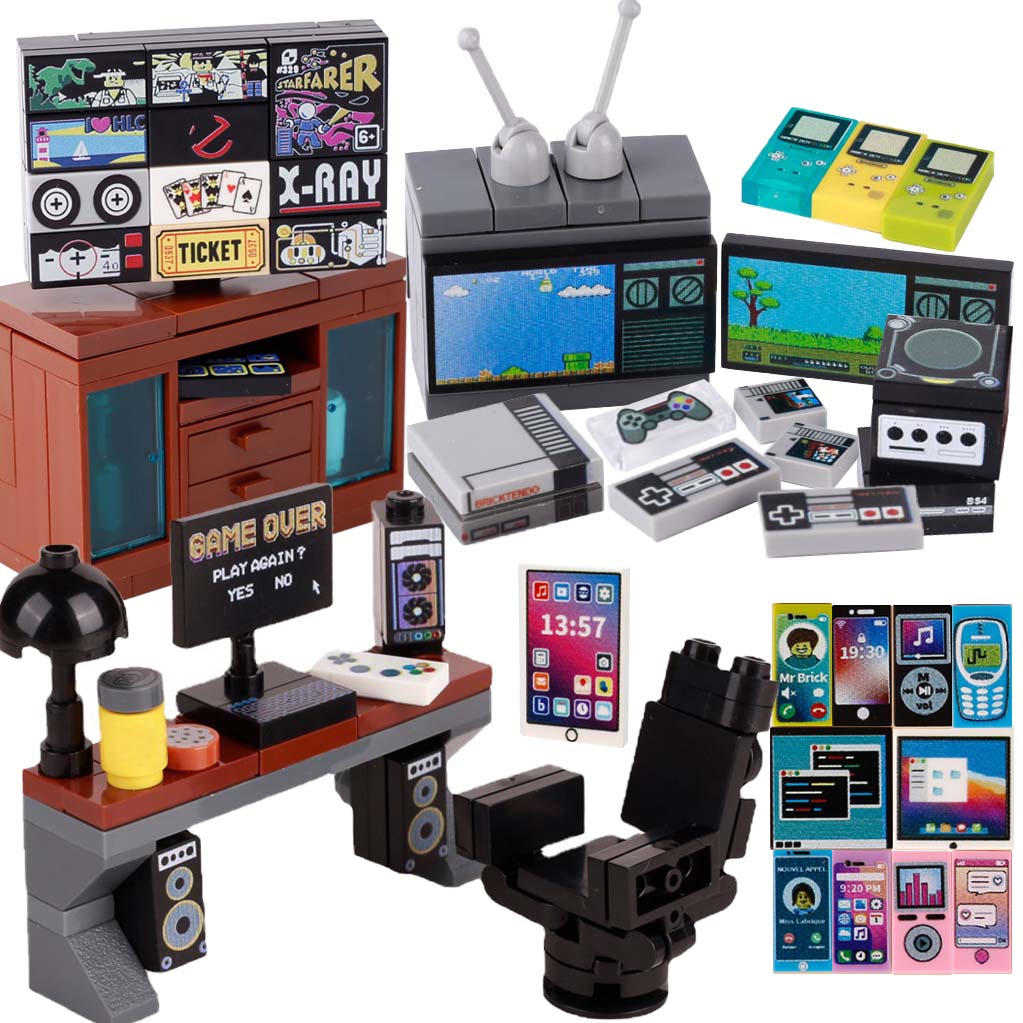 MOC Game Console Computer Mode - مراجعة Retro Gaming Lego وسعره