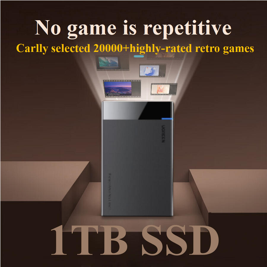 Retro Game 1TB SSD Console con - مراجعة Retro Gaming Xbox وسعره